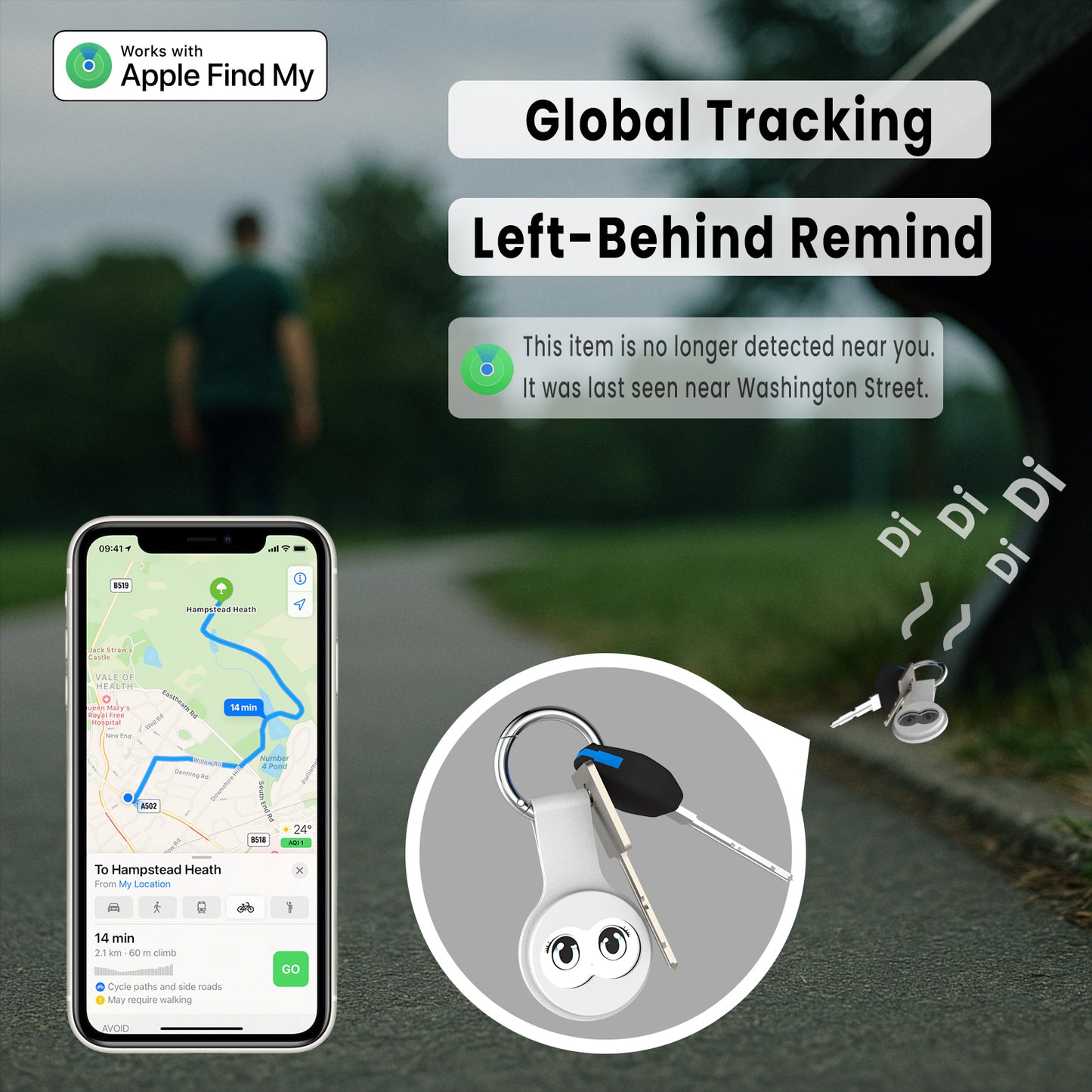 Locattag Wireless electronic devices for locating and tracking personal objects, wallets, backpacks, luggage
