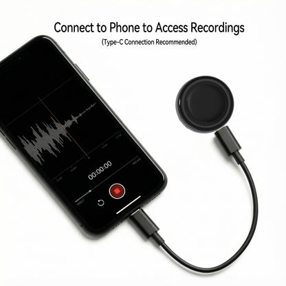 Global Recording Tracker - Advanced GPS Tracking Device with High-Quality Audio Recording Features,Strong Magnetic