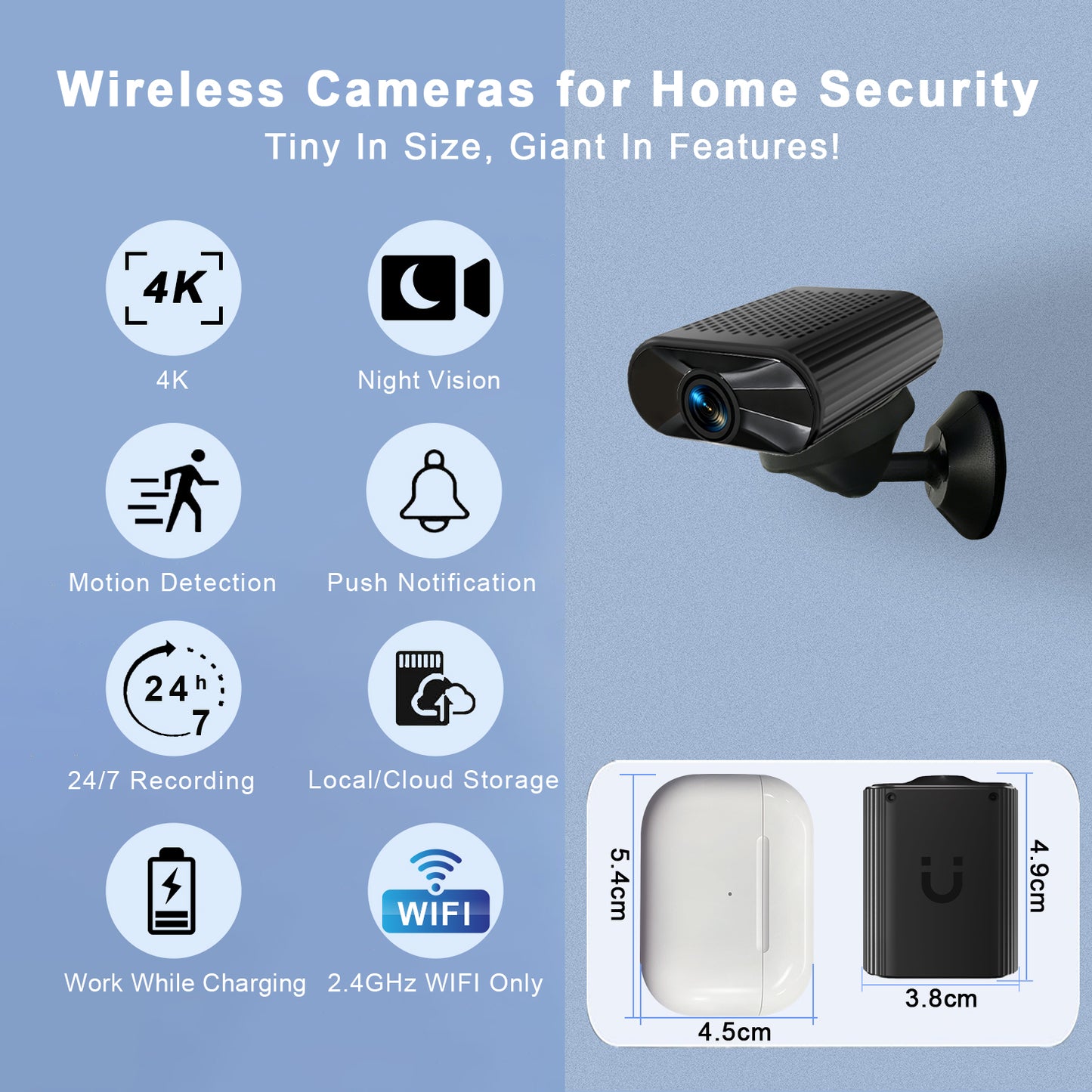 Magenetic Wireless Camera